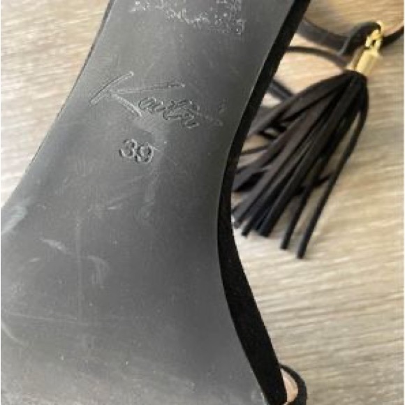 High Heels Size 9 And Matching Envelope Purse-suede - Picture 6 of 9